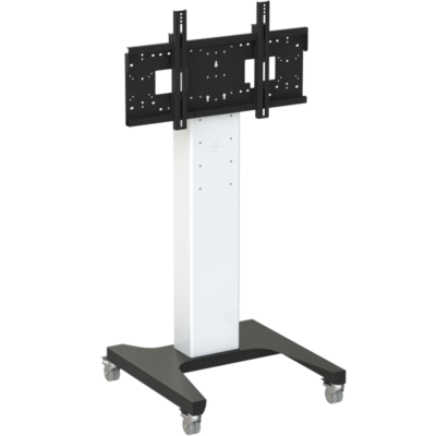 8423 Mono Fixed Height Screen Mount Trolley, 1048 - 1448mm Centre of Mount, 42"-86" Max 130Kg